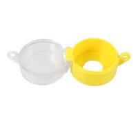 Couvercle du Bouton D'arrêt D'urgence Protecteur Jaune, en Résine PC | Protection les Chocs Erreurs, Fixation Simple, Usage Maison et Jardin, pour Bouton Stop