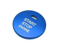 Couvercle du bouton de démarrage et d'arrêt du moteur de voiture, garniture adaptée au commutateur 2, 3, 6, CX-3, CX-4, CX-5, CX-9, MX-5(Blue)
