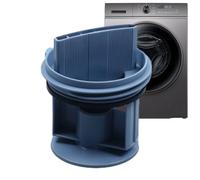 Couvercle du joint de pompe de drainage de la ronde - Filtre de blanchisserie, pièce de remplacement, bouclier durable | Trap à peluche, composant de prévention des fuites d'eau (pour les machines à l