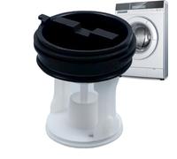 Couvercle du joint de pompe de drainage de la ronde - Filtre de blanchisserie, pièce de remplacement, bouclier durable | Trap à peluche, composant de prévention des fuites d'eau (pour les machines à l