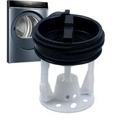 Couvercle du joint de pompe de drainage de la ronde - Filtre de blanchisserie, pièce de remplacement, bouclier durable | Trap à peluche, composant de prévention des fuites d'eau (pour les machines à l