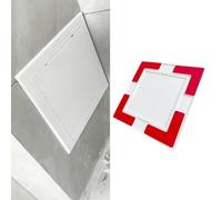 Couvercle du panneau d'accès Cache-trou mural autocollant, 28 x 28 cm, installation facile, for trappe d'accès au plafond de salle de bain.(280x380mm (11.02x14.96in))