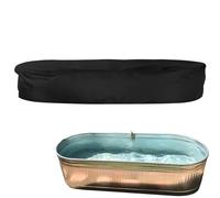 Couvercle du Réservoir De Stock - Bouclier d'eau Ovale, Protecteur De Piscine Extérieure | Tissu d'Oxford Robuste avec Fermeture À Cordon Résistant Aux UV Imperméable pour Bain À Remous, Citerne,