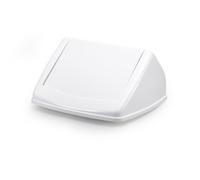 Couvercle DURABIN FLIP LID SQUARE 40, blanc/blanc
