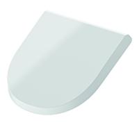 Duravit Couvercle d'urinoir Me by Starck 0024090000 blanc fermeture amortie charnières chromées