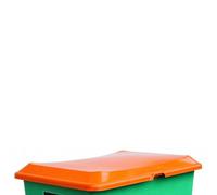 Couvercle empilable orange pour bac 400 litres - CEMO - 10587