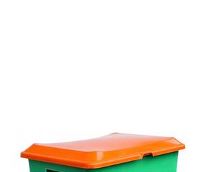 Couvercle empilable orange pour bac 400 litres - CEMO - 10587