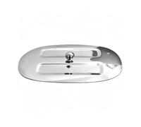 Couvercle en acier inoxydable compatible avec grille-pain SMEG TSF01 | Protection parfaite contre la poussière. Garde l'intérieur propre et hygiénique. Robuste, inoxydable