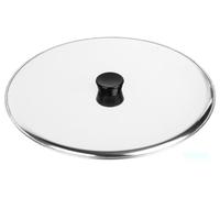 Couvercle en acier inoxydable de 26 cm, durable et facile à nettoyer, idéal pour garder les omelettes chaudes et fraîches.