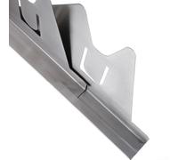 Couvercle en acier inoxydable pour cuisinière et comptoir pour améliorer la propreté et l'apparence dans les environnements de cuisine à domicile (noir (pointu) 2)