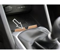 Couvercle en acier pour 2024+ Dacia.Duster III 3 (P1310), BIGSTER (R1310) | Décoration de la console centrale - Style marron cuivre 1 pièce Inox Essential Expression Journey Extreme DUSTER Accessoires