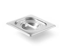 Hendi Couvercle GN 1/6 - Acier inoxydable 176x162 mm, ép.0,7 mm, -40 à 250°C