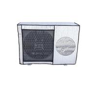 Couvercle En Aluminium Pour Mini Climatiseur Divisé Pour L'extérieur, Unités De Compresseur, Couvercle Étanche Avec Maille D'aération Et Sangle Pour Unité AC Extérieure À Mini Système Divisé(88*60*36c