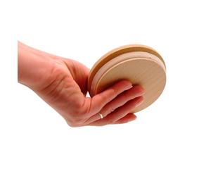 Couvercle en Bois avec Joint - Hêtre, Couvercle de pot en bois, Couvercle de tasse en bois (111/95mm)