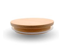 Couvercle en Bois avec Joint - Hêtre, Couvercle de pot en bois, Couvercle de tasse en bois (85/74mm)