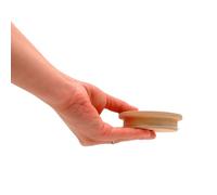 Couvercle en Bois avec Joint - Hêtre, Couvercle de pot en bois, Couvercle de tasse en bois (93/80mm)