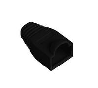 Couvercle en caoutchouc pour connecteur RJ45 de couleur noire Paquet de 100 unités