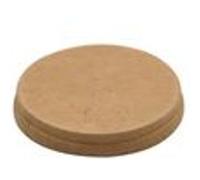 Couvercle en carton kraft à 3 fermetures pour gobelet 180 / 210 ml 1000 unités Betik 12
