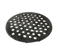 Couvercle en fonte pour canalisation, 18 cm, rond, en fonte, grille de drainage pour sol de cave, pour jardin, terrasse, balcon et cour