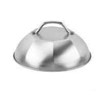 Couvercle en forme de boule en acier inoxydable pour couvrir les aliments pour barbecue, steak, gâteau et cocottes Accessoire de cuisine pratique (A)