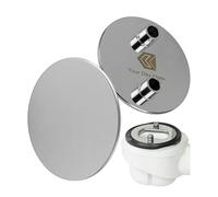 Couvercle en inox pour écoulement de douche, Ø 75 mm, compatible avec la garniture d'écoulement Viega Domoplex, remplace le modèle 6930.0, pour receveur de douche avec trou d'écoulement Ø 52 mm