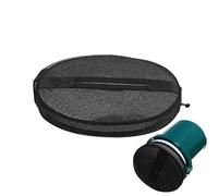 Couvercle en Maille pour Seau, Tamis Filtrant Durable en Acier Inoxydable, Accessoire De Filtration Réutilisable pour Peinture, Jardinage, Nettoyage, Aquarium, Brassage Maison, Multi-Usages