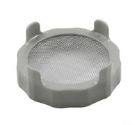 Couvercle en plastique ABS pour bocaux à large ouverture avec maille en acier inoxydable résistant à la rouille pour une circulation d'air optimale dans la germination de la luzerne et de la salade