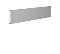 Couvercle en PVC pour goulotte BA7 80mm gris pierre HAGER BA70802