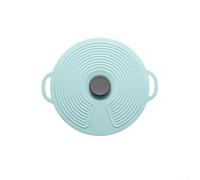 Couvercle en silicone avec design hermétique résistant à l'huile et anti-déversement, résistant à la chaleur pour four et micro-ondes, poignée ergonomique et couvercles empilables emboîtables pour