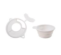 Couvercle en silicone de qualité supérieure résistant aux éclaboussures et tasse à mesurer - Convient pour une cuisson sans effort