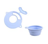 Couvercle en silicone de qualité supérieure résistant aux éclaboussures et tasse à mesurer - Convient pour une cuisson sans effort