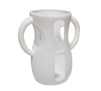 Couvercle en silicone pour biberons en verre, couvercle en silicone pour biberons en verre | Porte-bouteille avec poignées, quand il est sûr et couvercle antichoc, porte-bouteille, protège