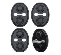 Couvercle En Silicone Pour Serrure De Porte De Voiture - Coussin Réduction Bruit Absorption Choc | Manchon Caoutchouc Universel Protection Loquet Berline Véhicule Silencieux Anti Vibration Lot De 4