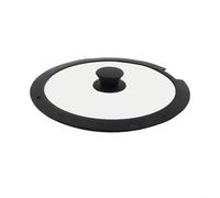 Couvercle en silicone pour ustensiles de cuisine - Résistant à la chaleur - Réduit le risque de brûlures lors de la manipulation et du réglage du couvercle (A 18 cm)