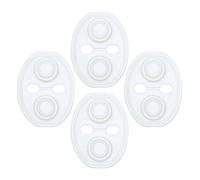 Couvercle en silicone pour verrouillage de la porte de la voiture - Tamp de protection de la verrouillage de la porte Univèrsal | Tapisserie de daltonie avec réduction du bruit | Couvercle de protecti