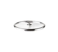 Lacor Couvercle en verre 56914 Combi Ø14 cm – Bord acier inoxydable, soupape Click & Lock