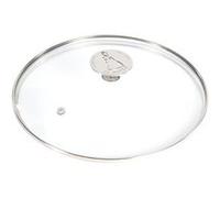 De Buyer – Couvercle en verre 3429.18 – Pontet en inox – Diamètre 18 cm