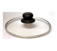 Baumalu - Couvercle en verre 32 cm - Bouton bakélite - Trou vapeur