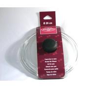 Couvercle En Verre Bombé Poignée Noire 3333 28 Transparent Ballarini