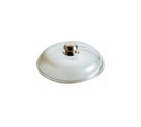 Couvercle en verre bouton INOX JULIENNE D28