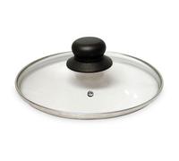 Baumalu Couvercle en verre 24 cm – bouton bakélite – trou vapeur