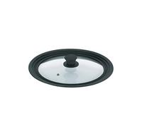 Kela 11442 couvercle Rond Noir, Transparent