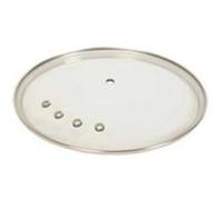 Couvercle en verre - SEB - Cuiseur vapeur - Blanc - 23,4 cm - Compatible avec plusieurs modèles