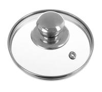 Couvercle en verre - Orion - 12 cm - Résistant à la chaleur - Acier inoxydable