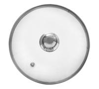 ORION couvercle en verre couvercle de casserole couvercle de casserole couvercle universel avec anneau en acier inoxydable pour casserole 200°C Ø 14, 16, 18, 20, 22, 24, 26, 28, 30 cm (24 cm)