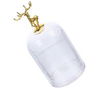 Couvercle en Verre pour Fleurs Préservées, Bougie et Figurines, Noël | Surface Lisse, Placement Stable, Présentation Élégante, Décoration de Bureau ou Banquet, Souvenir de Bouquet de Mariage,