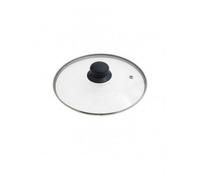 ORYX 5023415 - Couvercle en Verre pour poêle, 22 cm, Bord en Acier Inoxydable, Transparent