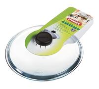 Couvercle en verre - PYREX - CLASSIC - 20 cm - Transparent - Bouton bakélite noir