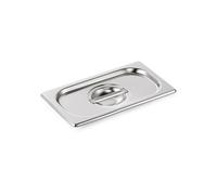 Couvercle encoché GN en Acier au nickel chrome GN 1/4