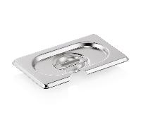 Couvercle encoché GN en Acier au nickel chrome GN 1/9